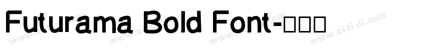Futurama Bold Font字体转换